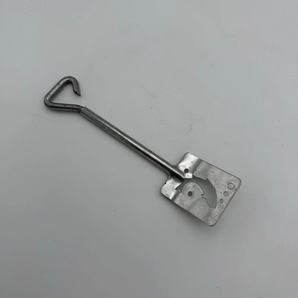 Vintage Old Collectible Metal‎ Silver Sardine Can Opener Decor Fish